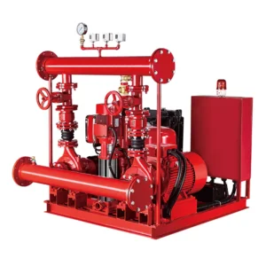 EDJ fire pump set with electric pump and diesel pump and jockey pump